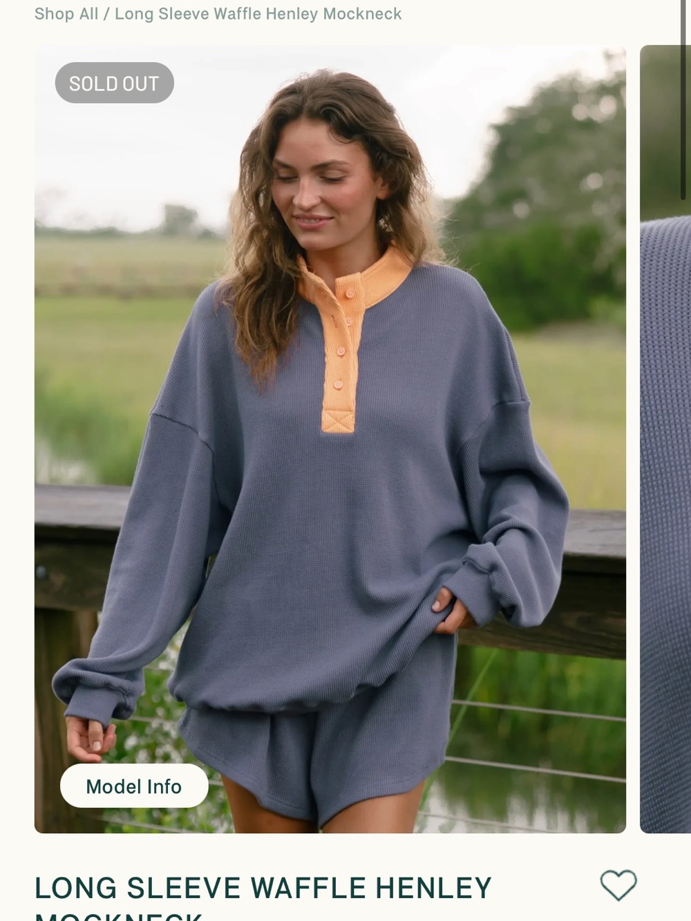 ISO!!! Eleven Eleven Pacific Long Sleeve Henley Top